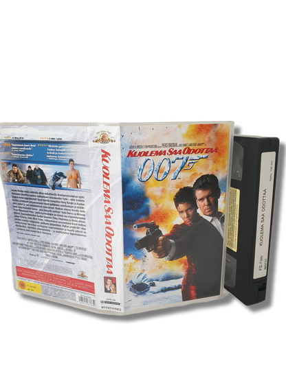 VHS -elokuva (James Bond 007 - Kuolema saa odottaa) K16
