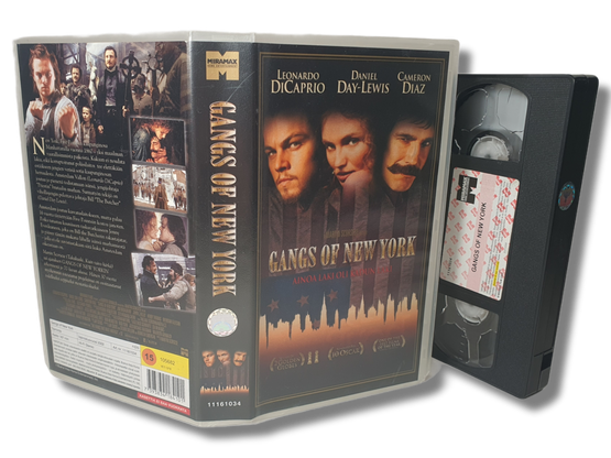 VHS -elokuva (Gangs Of New York)