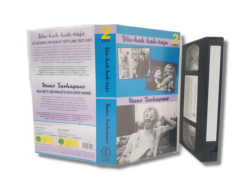 VHS-elokuva (Finnkino 2-VHS : Viu-hah hah-taja - Uuno Turhapuro)