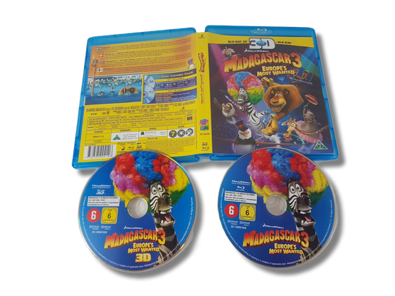 Lasten Blu-Ray -elokuva (Madagasgar 3) K7 