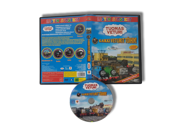 Lasten DVD-elokuva (Tuomas Veturi - Kaikki veturit töihin) S