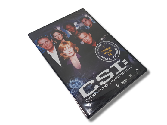 DVD -televisiosarja (CSI: Crime Scene Investigation, 1. kauden jaksot 1 - 4 Special Edition) K16