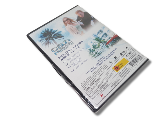 DVD -televisiosarja (CSI: Miami, 1. kauden jaksot 1 - 4 Special Edition) K16