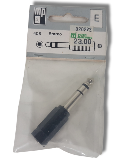 Stereoadapteri (6.35 mm plug --> 3.5 mm jack)