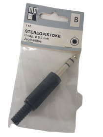 Stereopistoke (3 nap. 6,3 mm. Juotosliitos)
