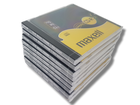 Tyhjiä CD-R -levyjä 9 kpl (Maxell CD-R 700 Mb)
