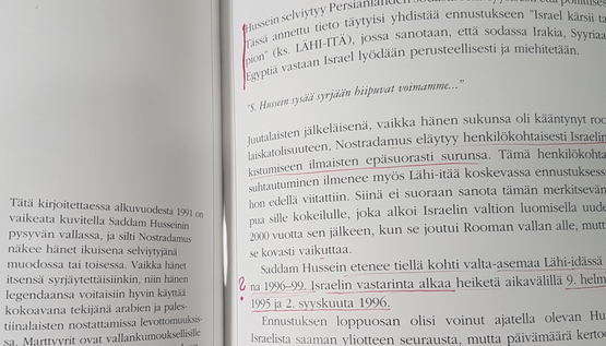 Kirja (V. J. Hewitt & Peter Lorie - Nostradamus - Vuosituhannen viimeiset vuodet - Ennustukset 1993 - 2001)