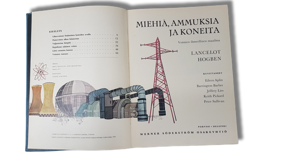 Kirja (Lancelot Hogben - Miehiä, ammuksia ja koneita)