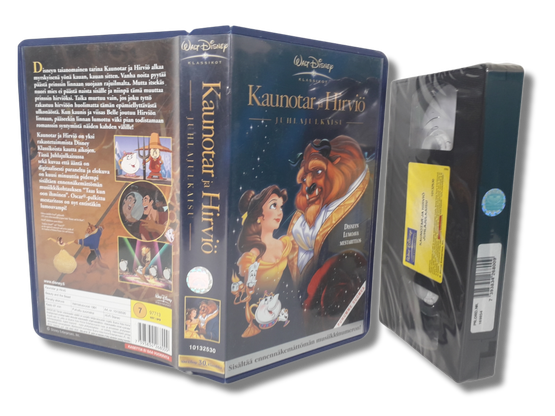 Lasten VHS - elokuva ( Kaunotar ja Hirviö - Juhlajulkaisu muoveissaan) K7
