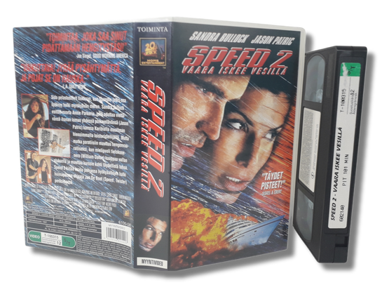 VHS - elokuva (Speed 2 - Vaara iskee vesillä) K12