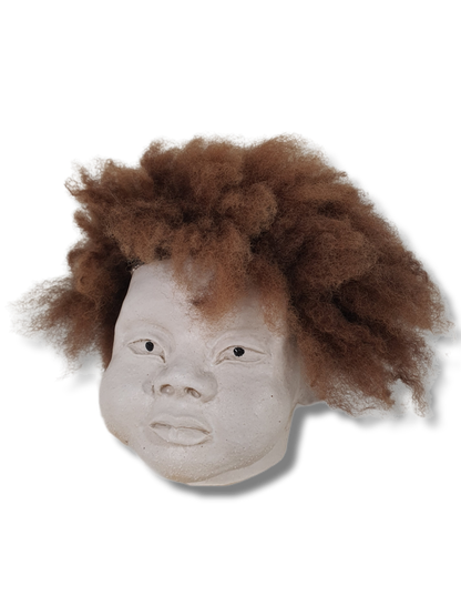 Keraminen koristepää (16 cm korkea)