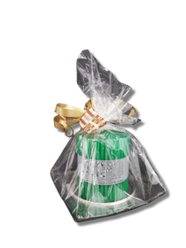 Kynttilä aluslautasella lahjapakkauksessa (Puttipaja)