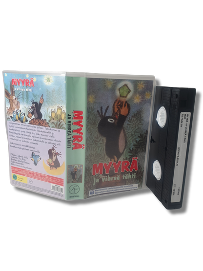 Lasten VHS-elokuva (Myyrä ja vihreä tähti) S