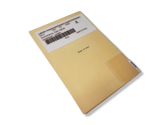 Kierrätyskirja (Karl Jakob Gummerus - Veljekset : uutelo)