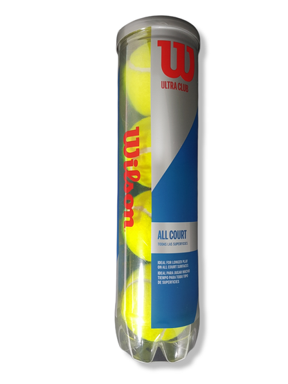 Tennispallot 4 kpl (Wilson Ultra Club)