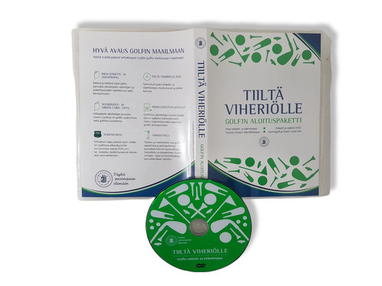 DVD -elokuva (Tiiltä viheriölle - Golfin aloituspaketti)
