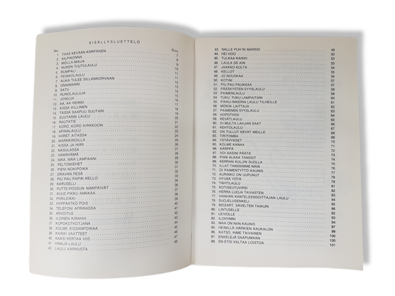 Nuottikirja ( Pitkäpaasi, Rautio, Tenkku - Karuselli) 