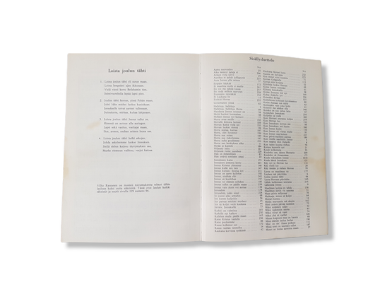 Nuottikirja / hengellinen laulu & -nuottikirja (Aimo Huttunen - Sävelten sanomia N:o 1-4)