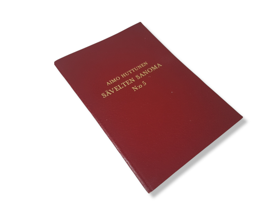 Nuottikirja / hengellinen laulu & -nuottikirja (Aimo Huttunen - Sävelten sanomia N:o 5)