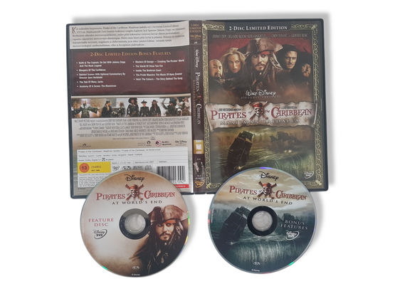 DVD -elokuva (Pirates Of The Caribean - 2 Disc Limited Edition) K12 