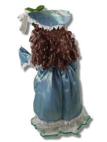 Posliinipäinen nukke (43 cm korkea)