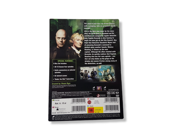 DVD -televisiosarja (The Shield - 4. tuotantokausi) K18