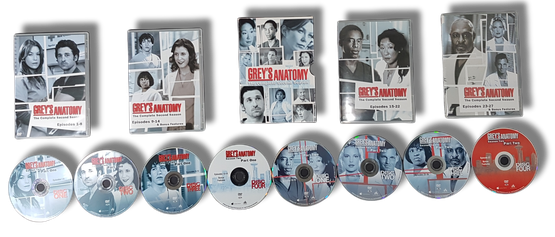 DVD -televisiosarja (Greyn anatomia - - 2. tuotantokausi kokonaisuudessaan - Gray's Anatomy - The Complete Second Season) K12 