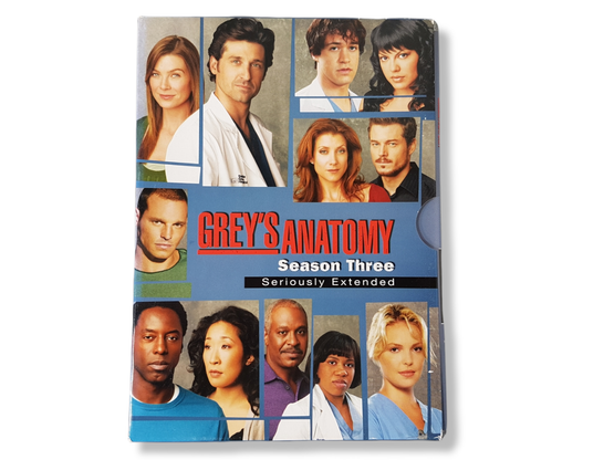 DVD -televisiosarja (Greyn anatomia - 3. tuotantokausi kokonaisuudessaan - Gray's Anatomy - Season Three Seriously Extended) K12 