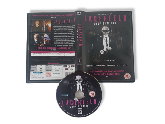 DVD -elokuva (Lagerfeld Confidental) K12