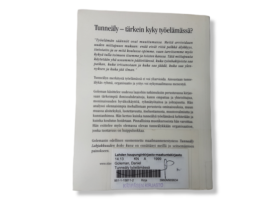 Kierrätyskirja (Daniel Coleman - Tunneäly työelämässä)