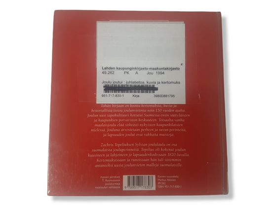 Kierrätyskirja (Joulu joutui - Juhlatietoa, kuvia ja kertomuksia - Toim. Juha Nirkko ja Urpo Vento)