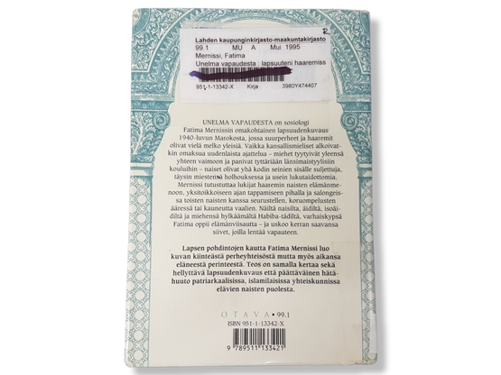 Kierrätyskirja (Fatima Mernissi - Unelma vapaudesta)
