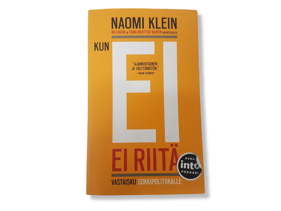 Kirja (Naomi Klein - Kun ei ei riitä)