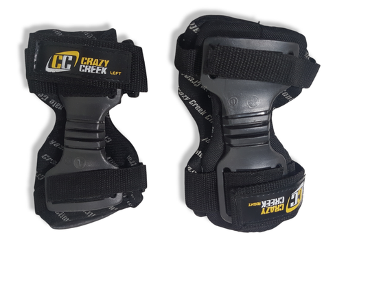 Ranne-, kyynär- ja -polvisuojukset, koko L (Crazy Creek)