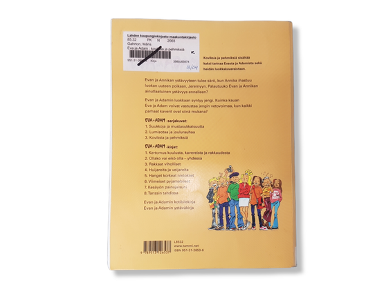 Kierrätyssarjakuva (Måns Gahrton, Johan Unenge  - Eva ja Adam : koviksia ja pehmiksiä)