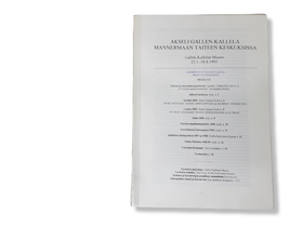 Kierrätyskirja (Akseli - Akseli Gallen-Kallela mannermaan taiteen keskus)