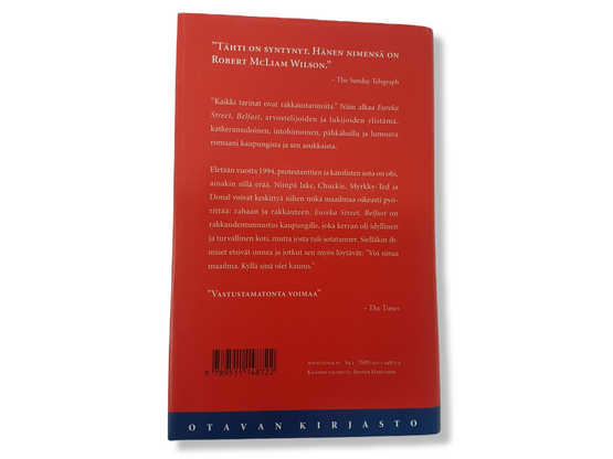 Kirja (Robert McLiam Wilson - Eureka Street Belfast)