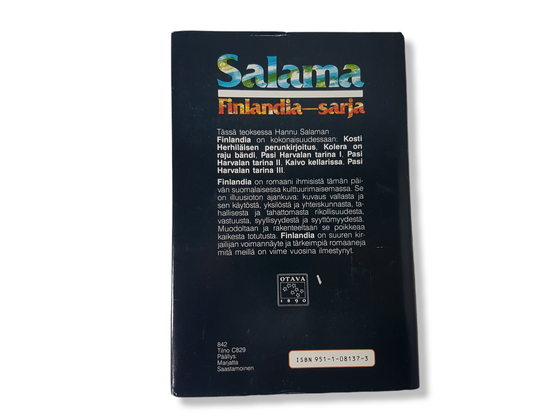 Kirja (Hannu Salama - Finlandia -sarja)