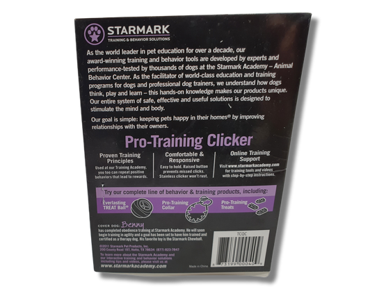 Koirankoulutus naksutin (Starmark Pro-Training Clicker)