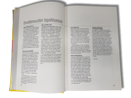 Kirja (Toimi oikein hätätilanteessa - Ennakoi, turvaa, auta - Valitut palat)