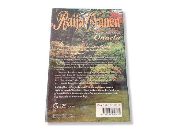 Kirja (Raija Oranen - Puhtaat valkeat lakanat - Onnela)