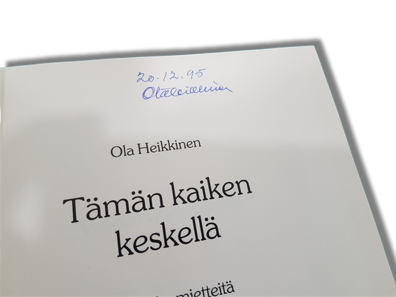 Runokirja (Ola Heikkinen - Tämän kaiken keskellä)