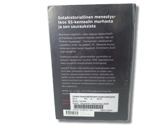 Kierrätyskirja (Heydrichin salamurhan jäljillä - Laurent Binet)