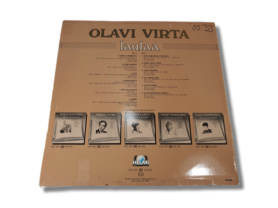 LP -levy (Olavi Virta - laulaa)