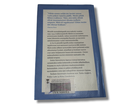 Kierrätyskirja (Sodan haavoittama lapsuus - Anne Kuorsala ja Iris Saloranta)