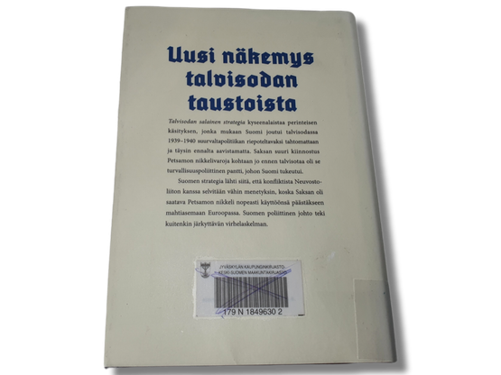 Kierrätyskirja (Talvisodan salainen strategia - Antti Hietalahti)
