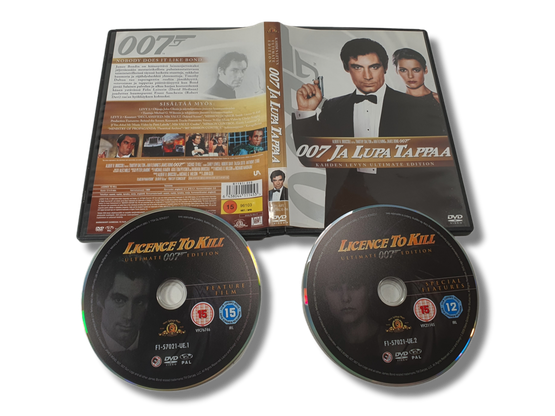 DVD -elokuva (007 Ja Lupa Tappaa) K16