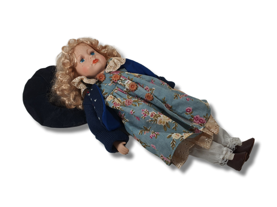 Posliinipäinen nukke (38 cm)