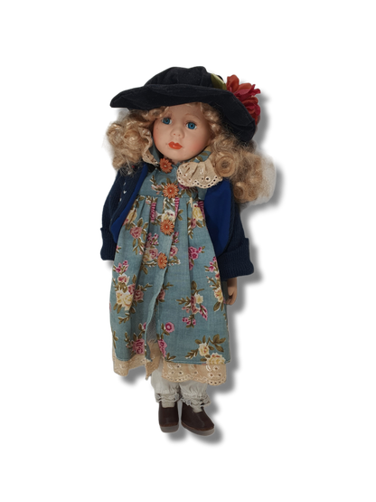 Posliinipäinen nukke (38 cm)