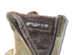 Kamelin nahka kengät (Luna Eskimod, koko 4½.)